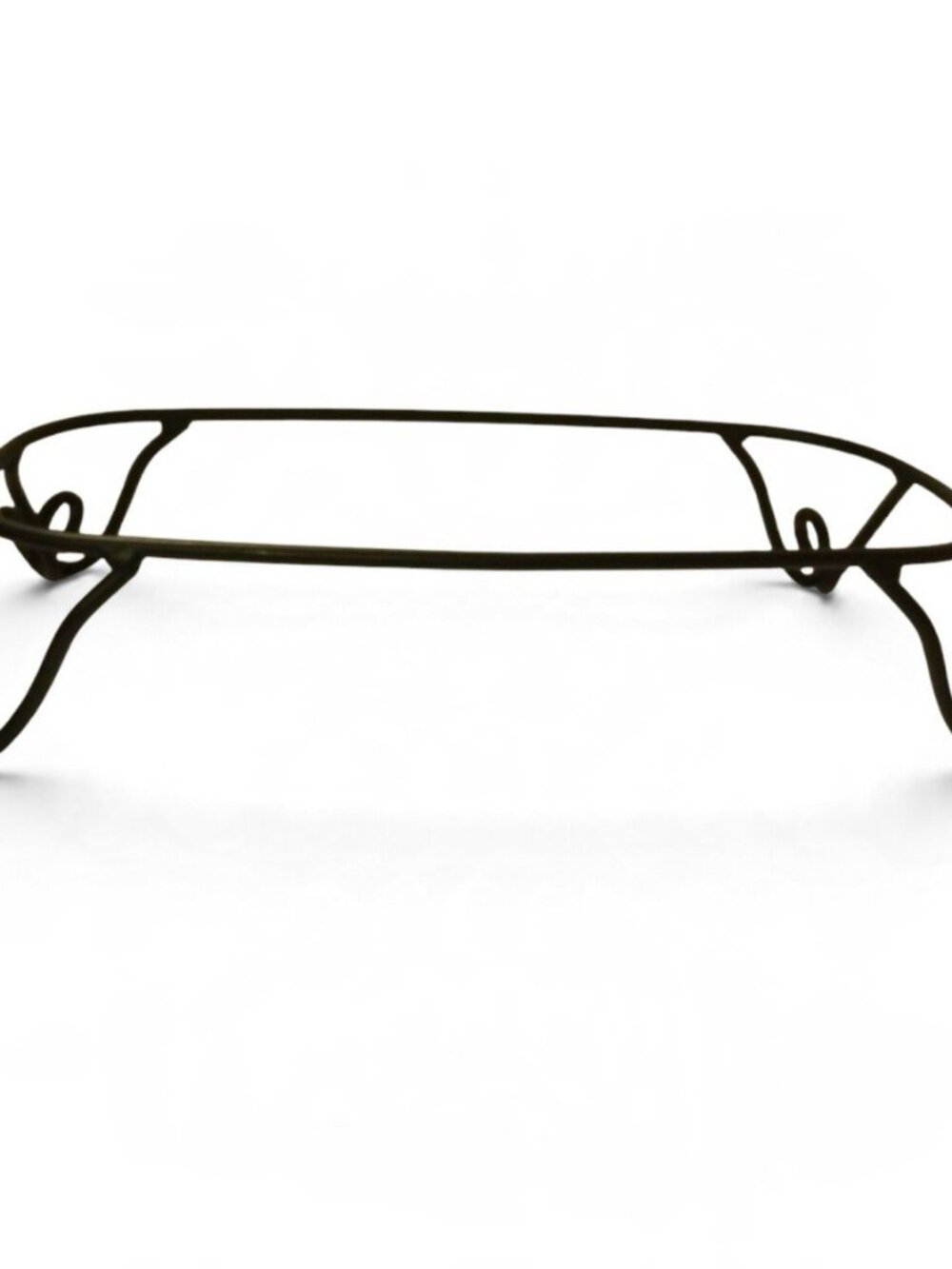 Longaberger Wrought Iron Stand 4 Scrolled Feet
